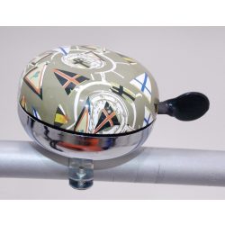 KERÉKPÁR CSENGŐ CRUISER MILITARI ZÁSZLÓS DEKORÁCIÓ 