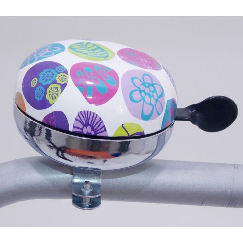 KERÉKPÁR CSENGŐ CRUISER VIRÁG-LEVÉL DEKORÁCIÓ 