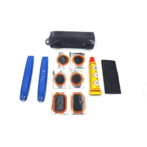 KERÉKPÁR GUMISZERELŐ KÉSZLET BETO KÉK+ FOLTKÉSZLET