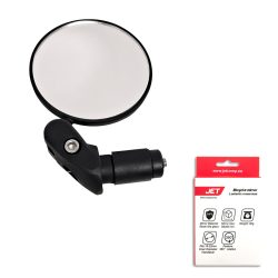    Kerékpár visszapillantó tükör Kormányvégbe fekete Kör JET
