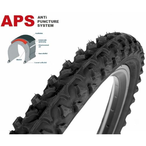 KERÉKPÁR KÜLSŐ GUMI 26x1,9  DEESTONE D202 APS