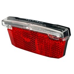  Kerékpár hátsó lámpa Velotech csomagtartóra Dinamós