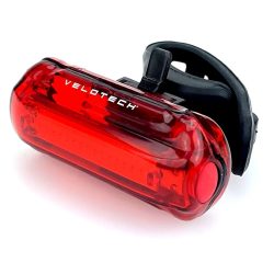 Kerékpár hátsó lámpa Velotech 15 chipled
