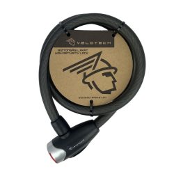 Kerékpár Zár Velotech sodort 15x900mm