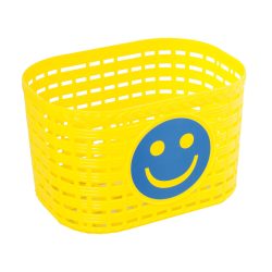 Kerékpár Gyerek Kosár első műanyag sárga mosolygós