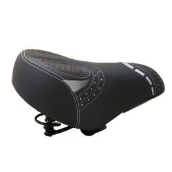 Nyereg rugós szürke betétes