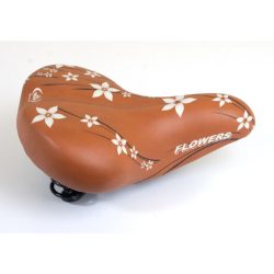   Kerékpár Nyereg rugós virág mintás HappyFlowers IT XC061 barna