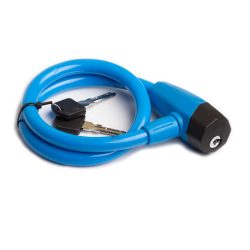Kerékpár Zár egyenes kulcsos Kék 12x650mm