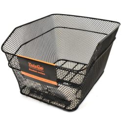   Kerékpár kosár hátsó csomagtartóra nagy fekete XXL VeloGo 