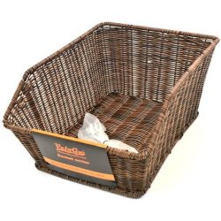 Kerékpár Kosár hátsó rattan csomagtartóra L VeloGo 