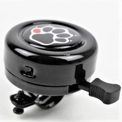 KERÉKPÁR CSENGŐ FEKETE MANCS