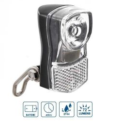 Kerékpár első lampa 1 led Reflektoros villára 72 Lumen