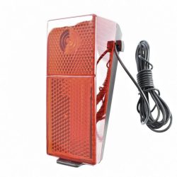 Kerékpár hátsó lámpa sárvédőre széles dinamós