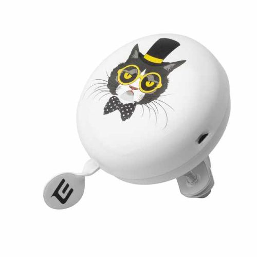 Kerékpár Csengõ hagyományos fém fehér cica 