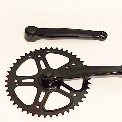 Hajtómû szimpla acél 46T fekete