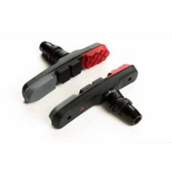 Kerékpár fékbetét csavaros piros/fekete/szürke