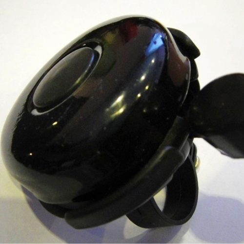 Kerékpár Csengõ hagyományos fekete mûanyag